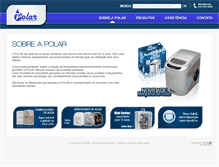 Tablet Screenshot of polarequipamentos.com.br